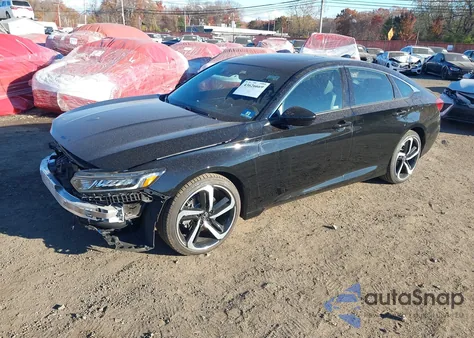 2020 Honda Accord Sport 2.0T z USA, uszkodzony, nr VIN 1HGCV2F36LA012407